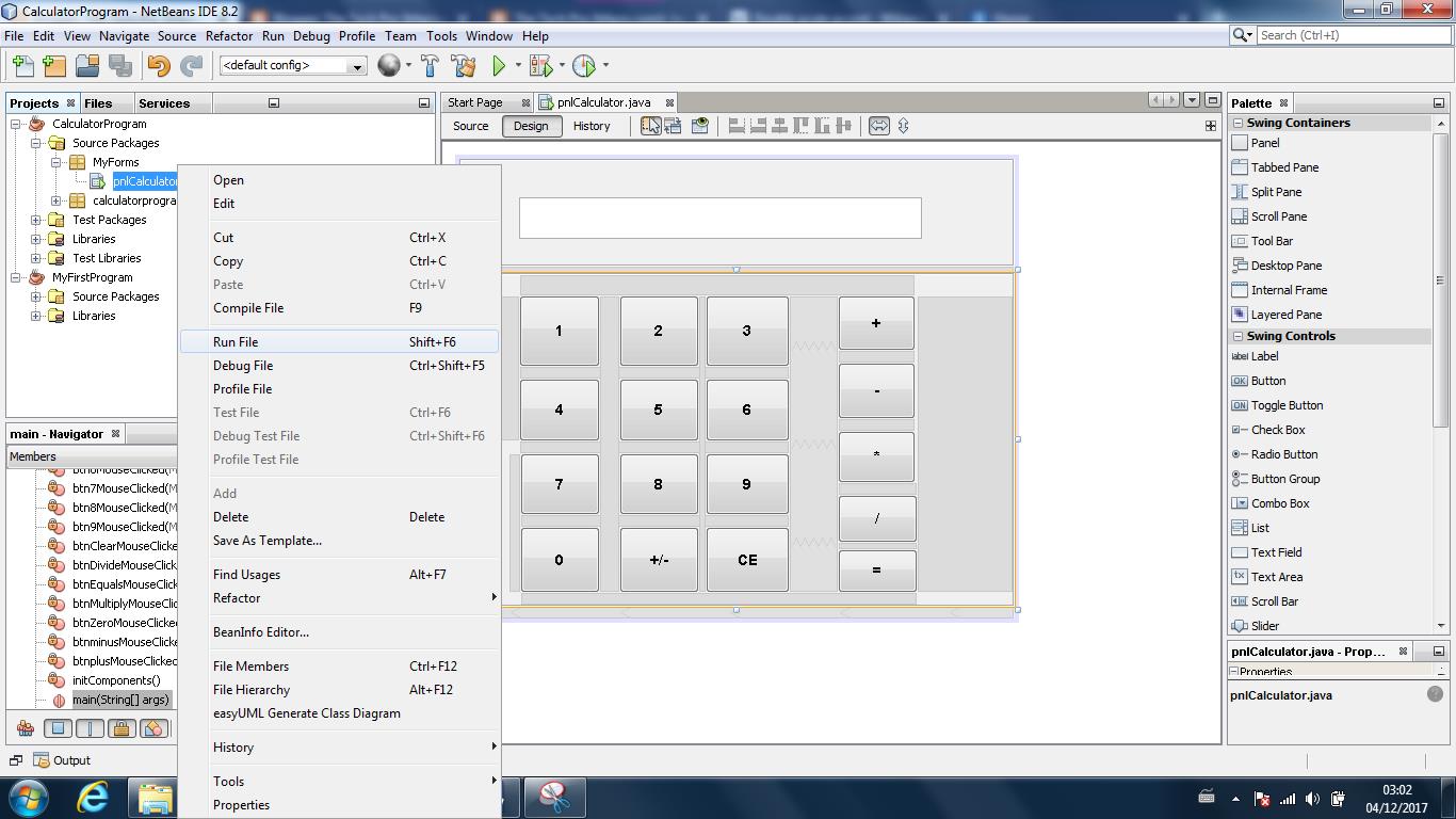 Calculator Program In Java Using Jframe In Netbeans Culcal Images and